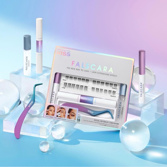 Kiss Accessories - KISS Falscara Special Edition Kit Lengthening 24 Asst Lashes